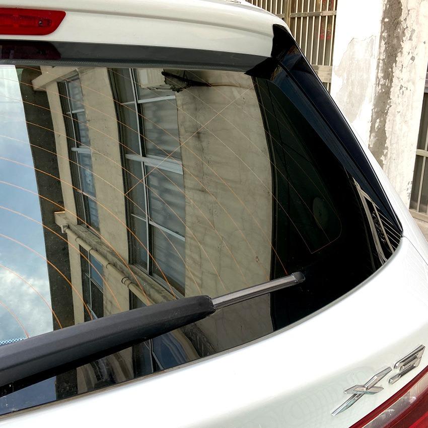 Для BMW X3 F25 2011-2017 Автомобильный Боковой Спойлер Заднего Стекла Канард Сплиттер Накладка Спойлеры Замена Авто Глянцевый Черный Аксессуар