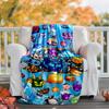 Blox fruit Flannel Blanket Soft Warm All-Season Throw, Design for Camping, Car Travel, Hiking Sofa, Bed, Office Perfect Gift for Parties