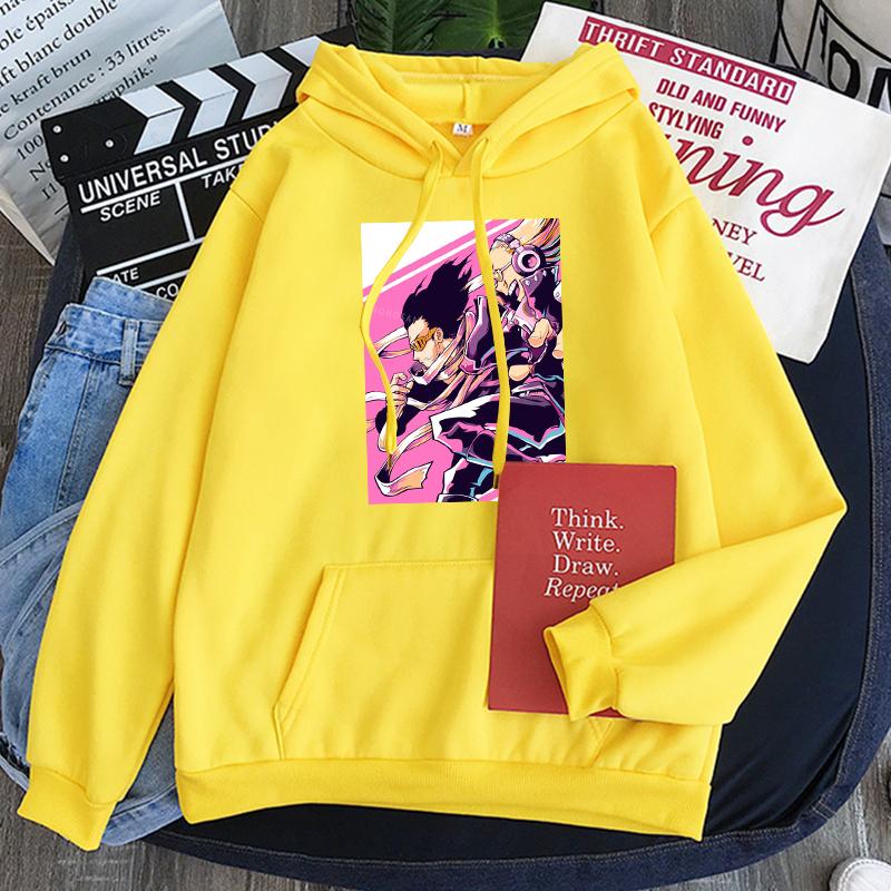 Аниме Harajuku My Hero Academia Shouta Aizawa толстовки с принтом Толстовка Повседневный пуловер Boku No Hero Academia с длинными рукавами мужская толстовка