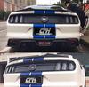 15-17 Ford Mustang Carbon Fiber Rear Lip Kit: US Version Quad Outlet Spoiler