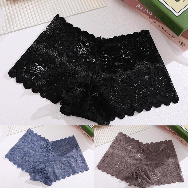 3 шт./компл. кружевные трусики для женщин, нижнее белье, бесшовные, с вырезами, сексуальные прозрачные женские брюки, дышащее интимное белье