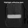 E-Bike Backrest Bag Ebike Saddle Seat Bag Carrier With Reflector Safety Reflective Hard Shell Electric Vehicle Luggage Carrier