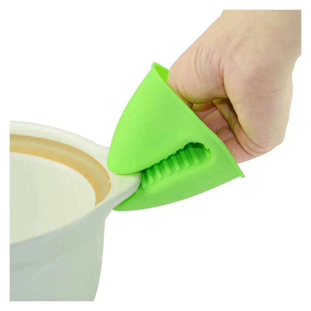 2Pcs Oven Mitts Silicone Heat Resistant Pinch Mitts Cooking Pinch Grips Pot Holder And Potholder Anti-Scalding Shark Hand Clip