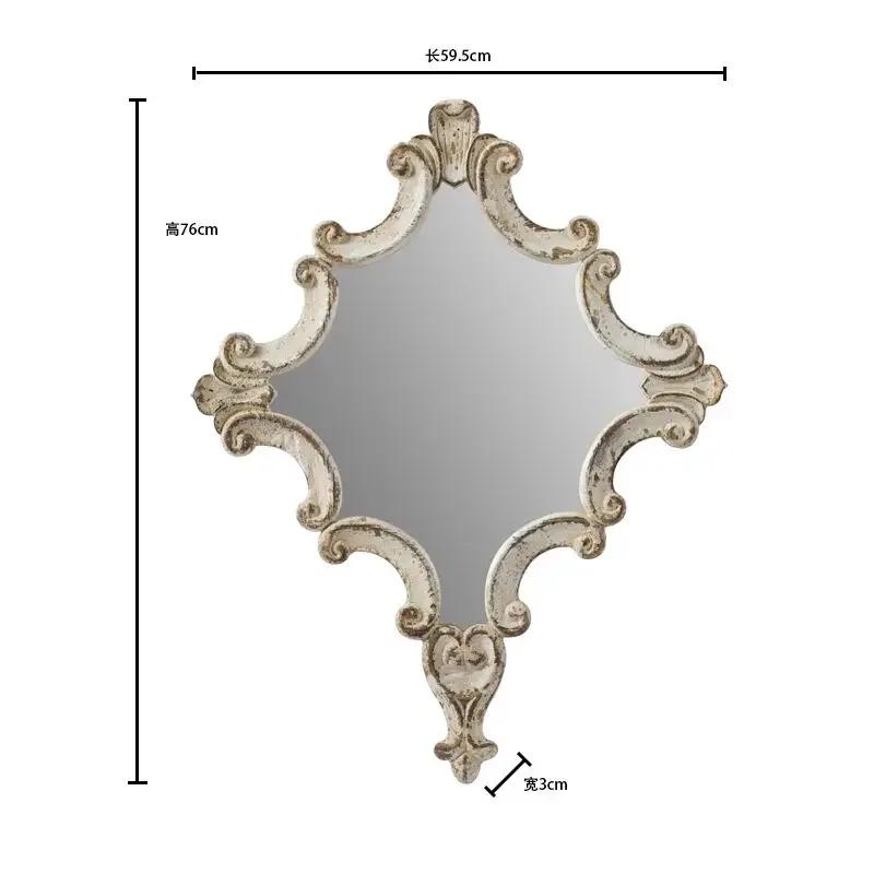 Современный дизайн настенное зеркало подвесное для гостиной квадратное макраме скандинавские зеркала ретро свадебное декоративное украшение Spiegel для дома