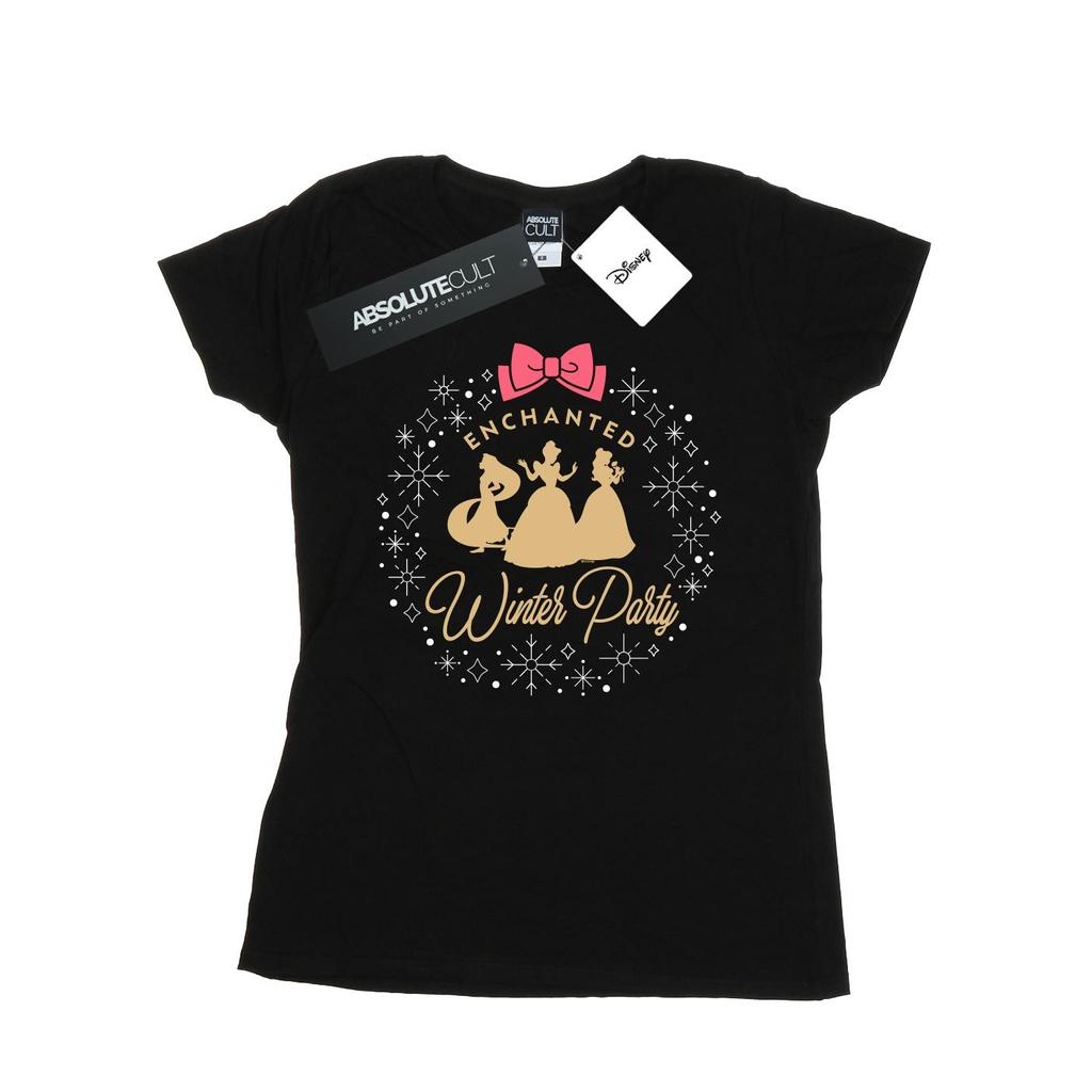 Disney Womens/Ladies Princess Enchanted Winter Party Cotton T-Shirt