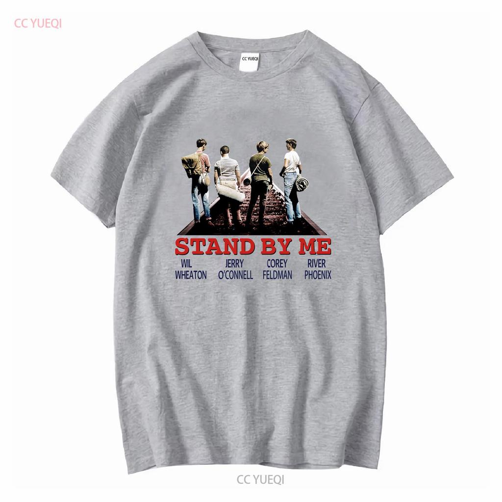 Stand By Me T Shirt B87 Classic Comedy Movie Poster Retro Cool Top Vintage Washed Fashion Designer Clothes Stylish Breathable