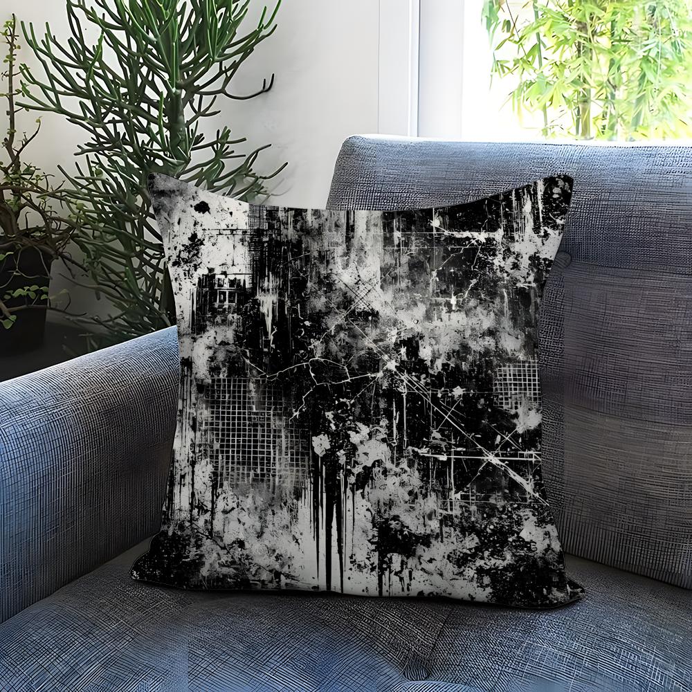 Vintage Texture Cushion Cover Comfortable Reversible Pillow Cover Ideal for Car Sofa Bedroom Beyond