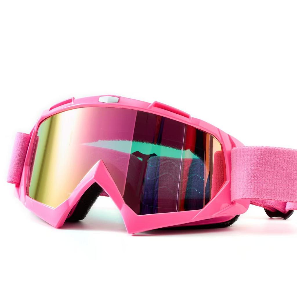 Winter ski goggles for men and women, suitable for those with prescription glasses, large frame with straps, windproof outdoor goggles for cycling