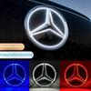 AABGU1 Car Front Grilled Star Emblem LED Illuminated Logo White Blue Red Light for Mercedes Benz W204 GLK200 GLK260 GLK350 2013-2015