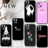 Король Королева Пара Влюбленные Для Apple iPhone 11 12 13 Max Mini 7 8 X XR XS Pro Plus Черный Роскошный Силиконовый Мягкий Чехол для Телефона