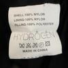HYDROGEN Nylon Long sleeve Batting jacket XL Black series logo Men's Used