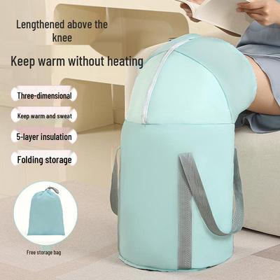 Портативное складное изолированное ведро для ножной ванны для взрослых - Высокий глубокий дизайн до икр