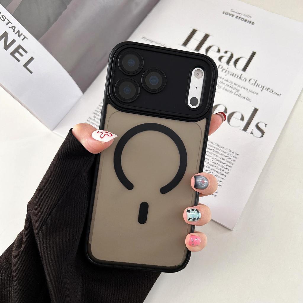 Матовый однотонный чехол для телефона с ощущением кожи для iPhone 17 Pro Max - Подходит для Apple 16, 14, 15 PM