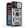 Luxury Sliding Lens Protection Armor Case For iPhone Samsung Huawei Xiaomi Redmi Magnetic Ring Shockproof Cover