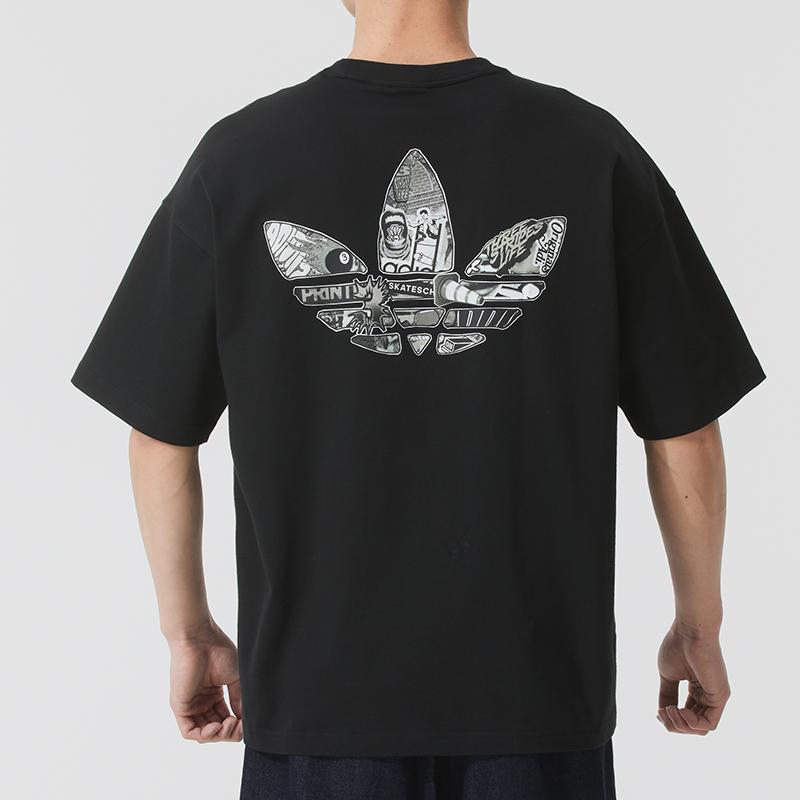 adidas Оригинальная футболка CITY SKATE Мужская Черная JN1669
