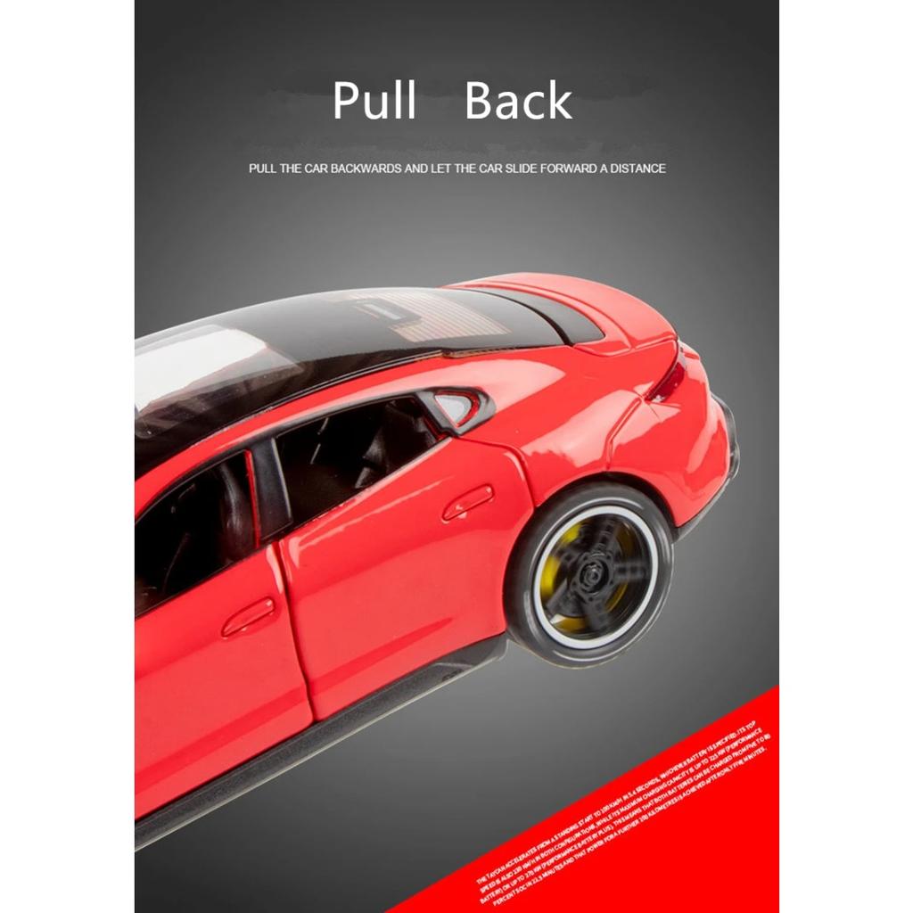 1/32 Porsches Taycan Coupe сплав спортивная модель автомобиля литая металлическая игрушечная машина модель автомобиля имитация звук и свет детский подарок