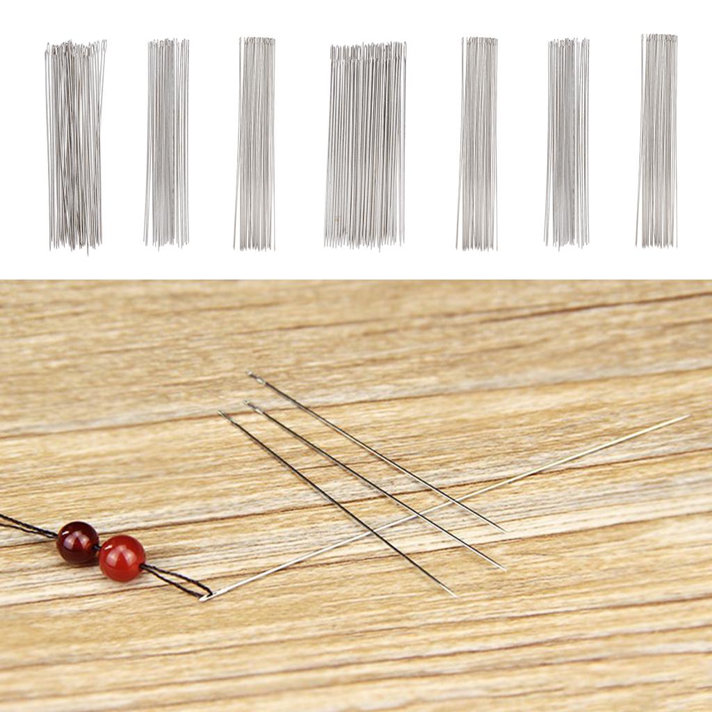 30Pcs Beading Needles, Seed Beads Needles Embroidery Big Eye Collapsible Set for Jewelry Making