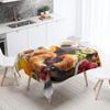 Скатерть с принтом для торта для гурманов, украшение на день рождения, кухонный ресторанный стол, устойчивая к пятнам, водонепроницаемая