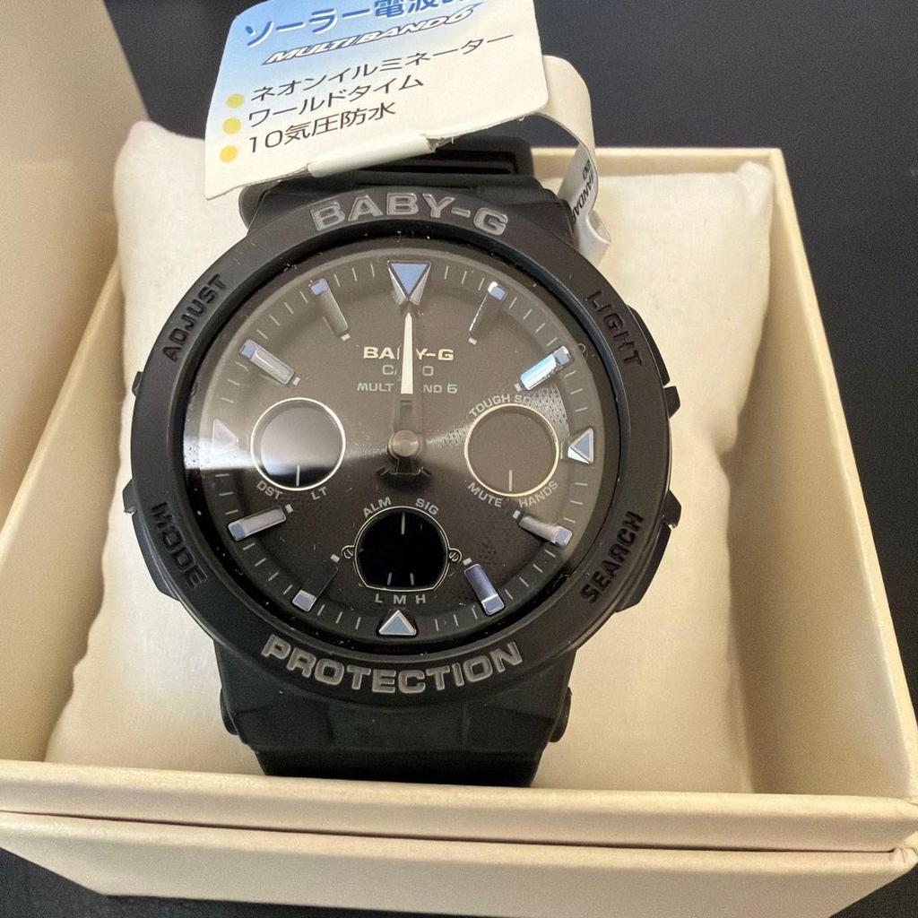 Б/у Радио-солнечные часы CASIO BABY-G Черные BGA-2500-1AJF
