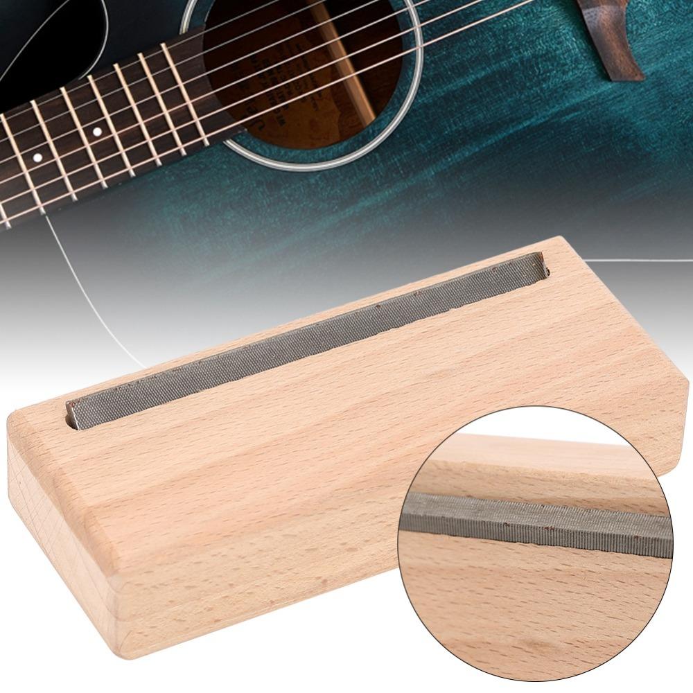45 Degrees Guitar Fret File Wood Color Luthier Maintenance Tool Guitar Repair Tool For Guitar