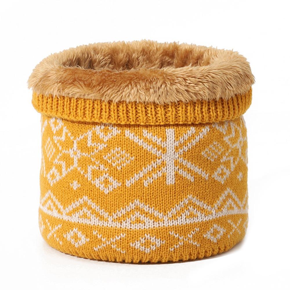 Plush Neck Warmer Thickened Lining Sport Scarf Fashion Pullover Cap