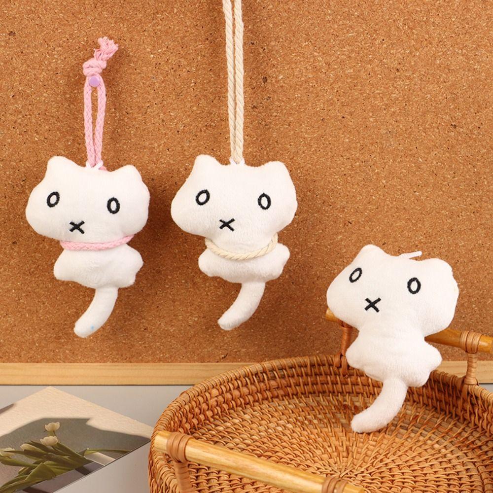 Брелок подвесной котенок плюшевая мягкая игрушка кукла кошка плюшевая подвеска сумка подвеска