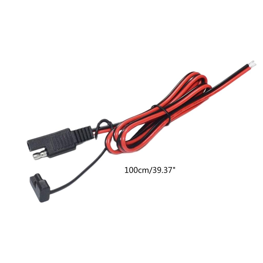 Автомобильный силовой кабель SAE 18AWG, 2-контактный, с разъемом SAE, быстроразъемный шнур