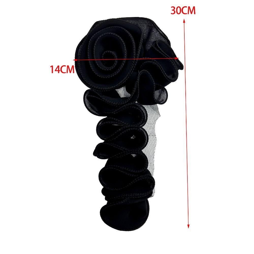 Аксессуары для самостоятельной сборки, цветочная нашивка, большой цветок, плиссированная грудь, свадебное платье, аксессуары