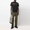 STONE ISLAND Футболка с коротким рукавом Черная Мужские Топы 76152NS80-V0029