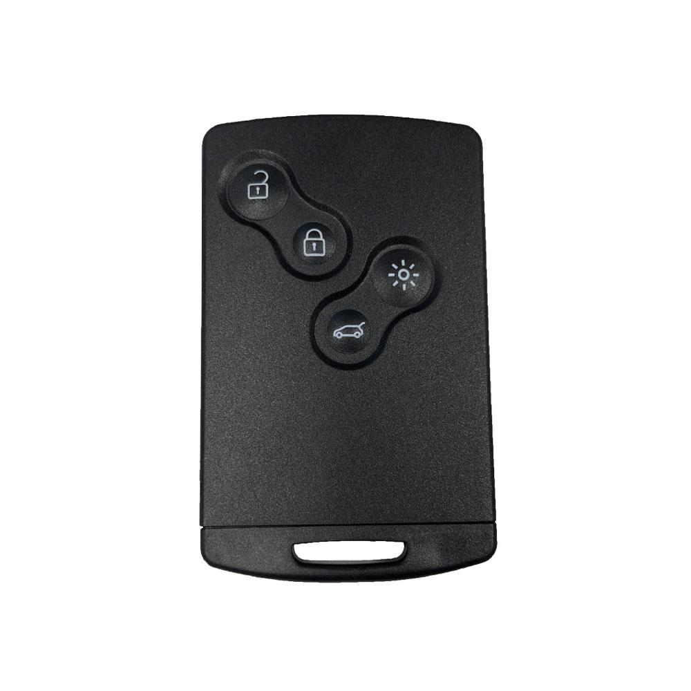 Смарт-карта Ключ от машины 4 кнопки PCF7945/PCF7953 Чип 4A 433 МГц для Renault Clio 4 Captur Пассивный Бесключевой Доступ Дистанционный HandsFree