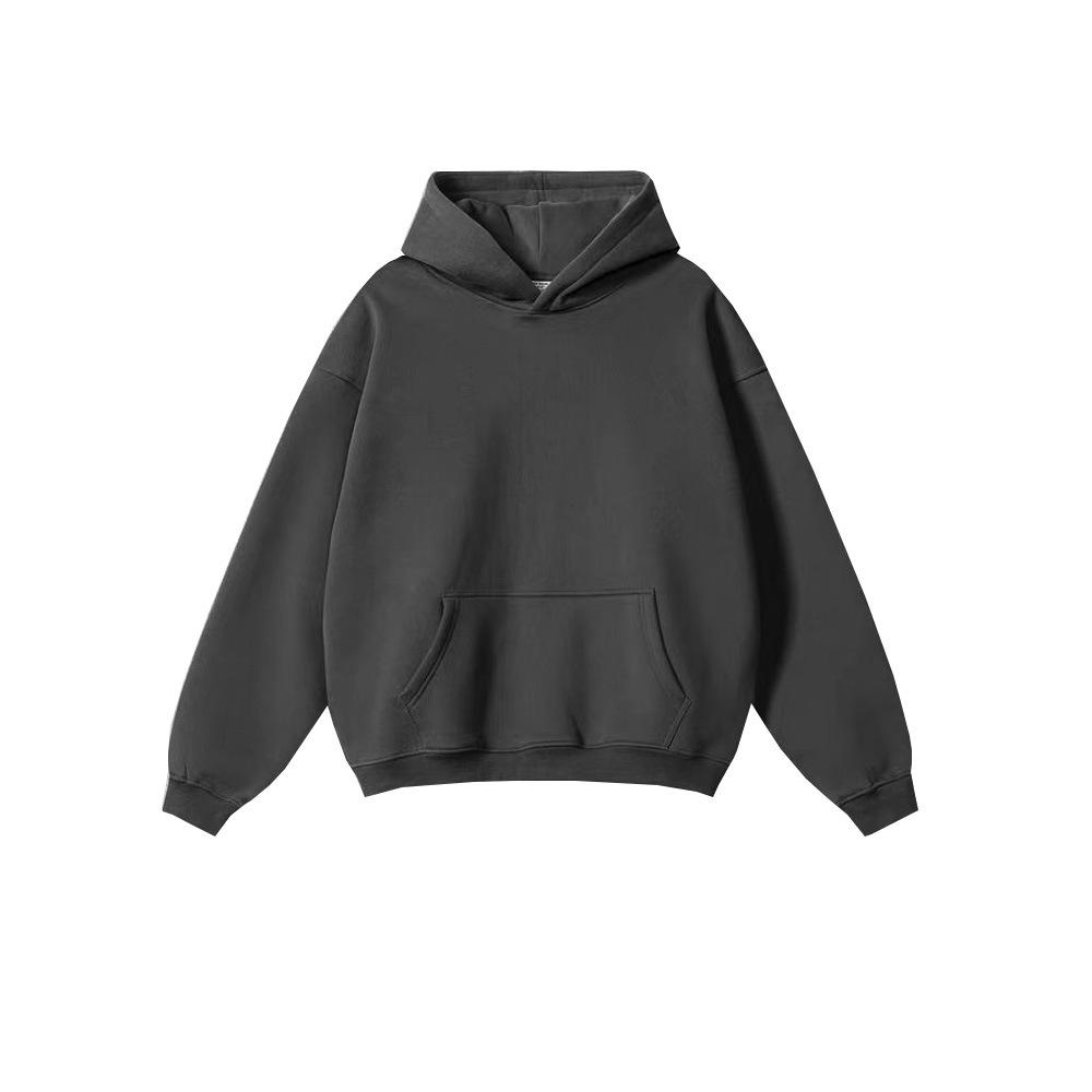Мужская модная брендовая толстовка с капюшоном 450G Terry - молодежный свободный крой, коллекция осень/зима 2024