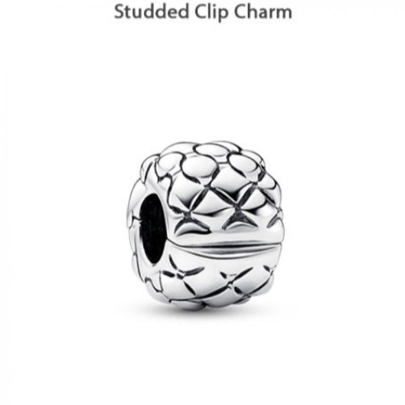 Pandora Studded Clip Charm 792746c00