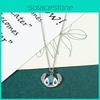 Adorable Cartoon Stitch Rhinestone Pendant Necklace For Fashionable Holiday Gift