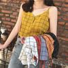 Small Fresh Seaside Chiffon Small Camisole Female Korean Version Wearing Loose Sleeveless T-shirt with A Base Top Summer