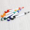 Retractable Ballpoint Pen Football-like Pen Anti-slip Silicone Grip Smooth Writing Gift Pen for Football Players Student