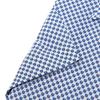 S.t. Dupont Short Sleeve Regular Fit Shirt Blue Tone Peacock Motif Se6mm11hs201s