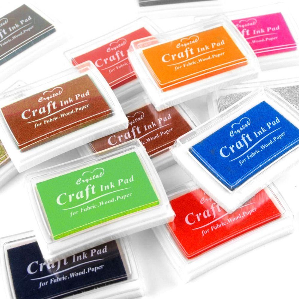 Quick-drying Finger Signature Inkpad Clear Stamping Thumbprint Ink Pad  Graffiti Drawing