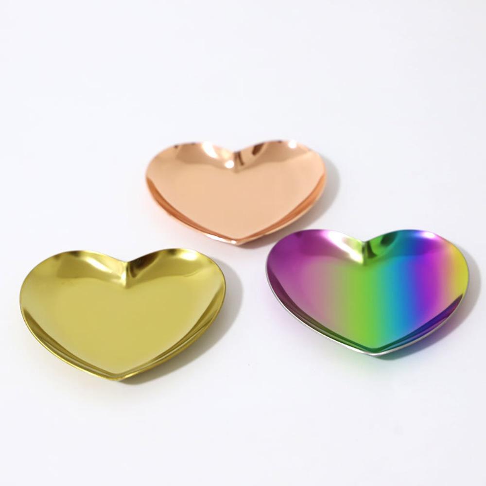 Golden Jewelry Storage Tray Multifunction Bracelet Storage Plate Jewelry Tray Jewelry Storage