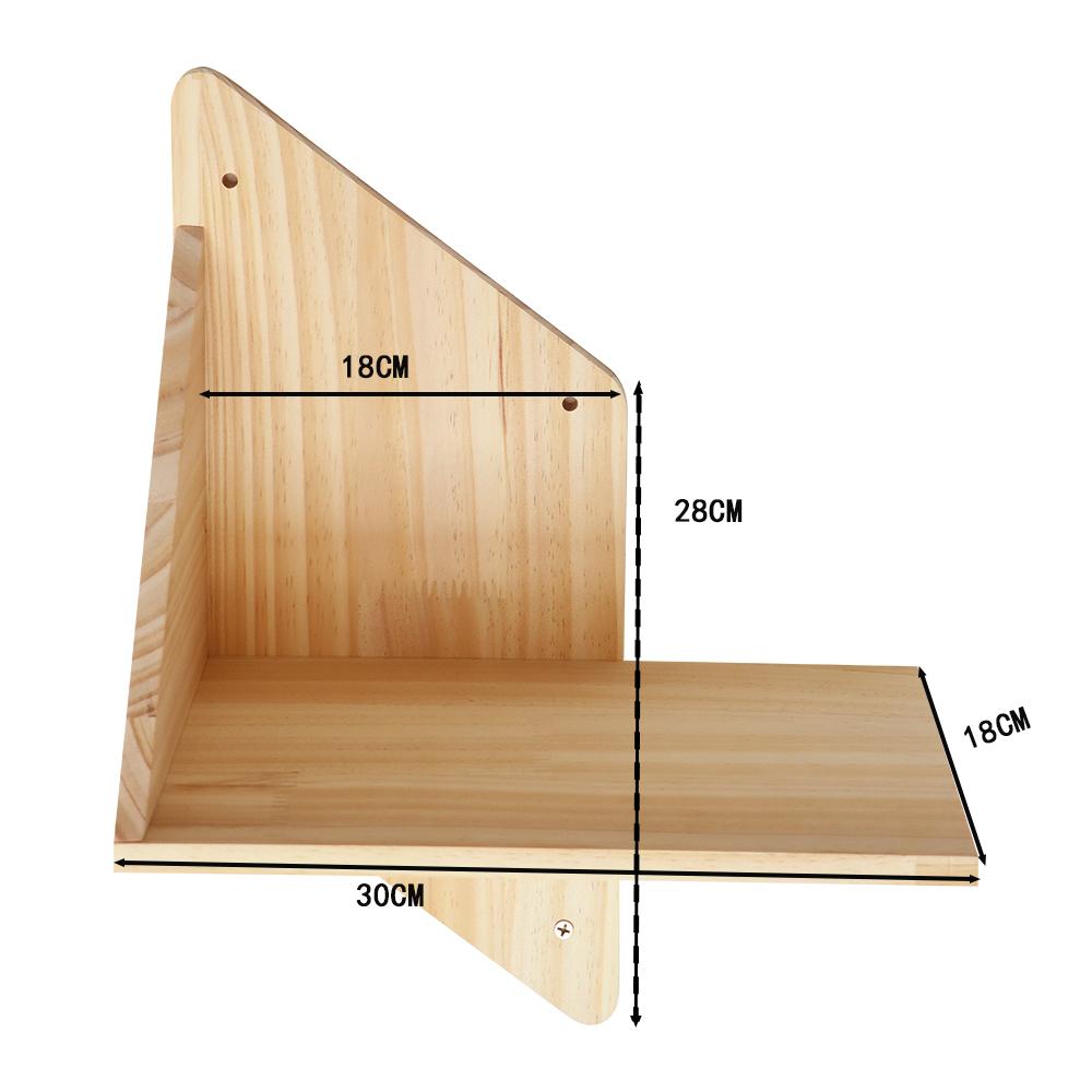 Wall-mounted round cat jumping platform of different sizes, solid wood, beautiful home, suitable for cats to play and jump