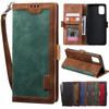 Retro Splicing Card Slots Flip Wallet Leather Case for Samsung S23 S22 S21 S20 Ultra Plus S21 S20FE A13 A53 A54 /iPhone 15 14 Plus 13 12Pro Max XS Max