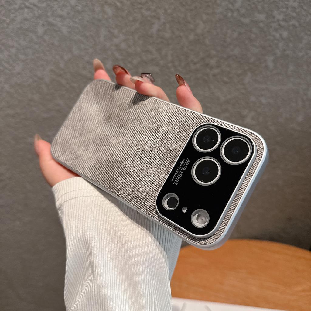 Роскошный джинсовый чехол для телефона с полной защитой камеры для IPhone 17 Pro Max 16 15 14 13 Pro Max, цветной, тонкий, матовый, ударопрочный, мягкая крышка