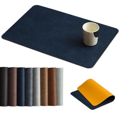 Джуничироя Большие 50 см x ПУ Легкие Элегантные Декоративные для и Ресторанов 34,5 см Подставки под тарелки, Кожаные, Моющиеся, Прочные, Водоотталкивающие,