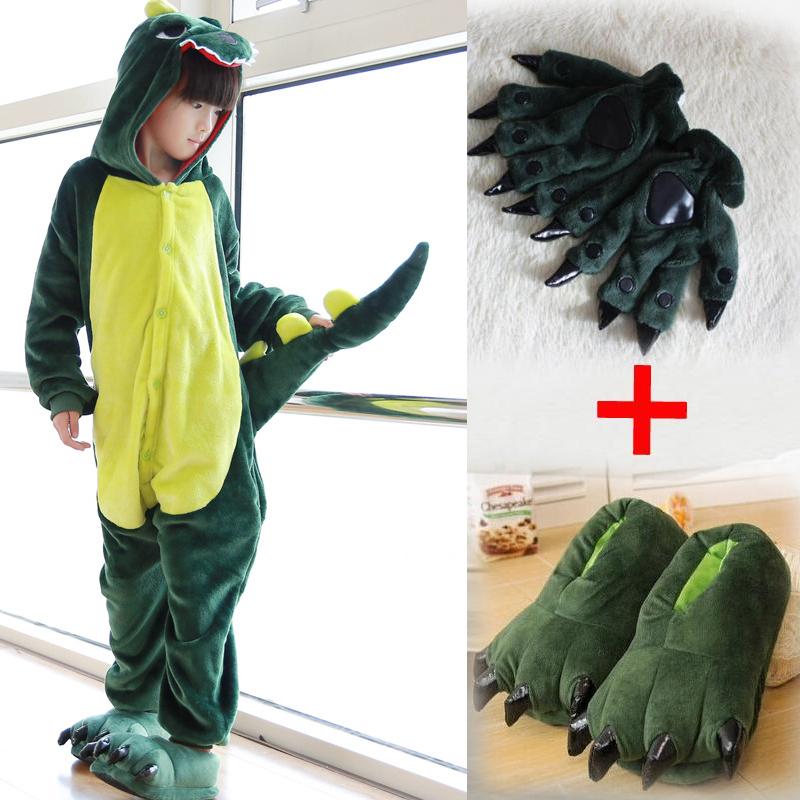 Пижамы с изображением пингвина и красного дракона, детская теплая одежда для сна с длинными рукавами, комбинезоны, костюм животного, вечерние кигуруми, модная домашняя одежда