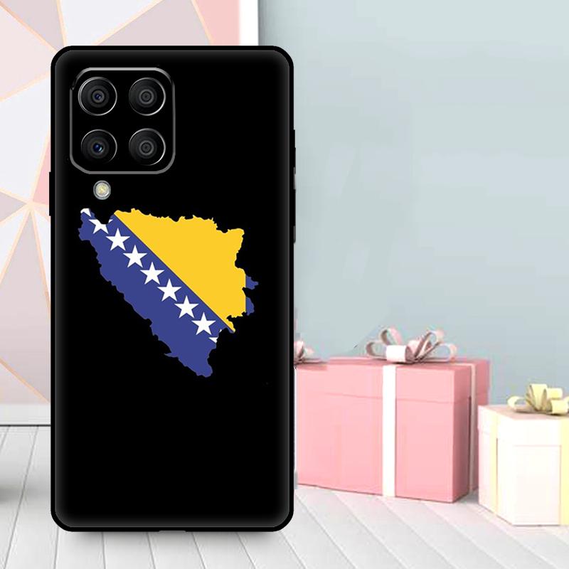 Чехол с флагом Боснии для Samsung Galaxy M36 M12 M52 M06 M16 M56 M33 M15 M55 M31 M13 M14 M53 M32 M35 M34 M54