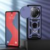 KEYSION Противоударный чехол для HONOR X9c 5G Slide Camera Защитное кольцо Подставка для телефона Задняя крышка для Huawei Honor Magic 7 Lite 5G