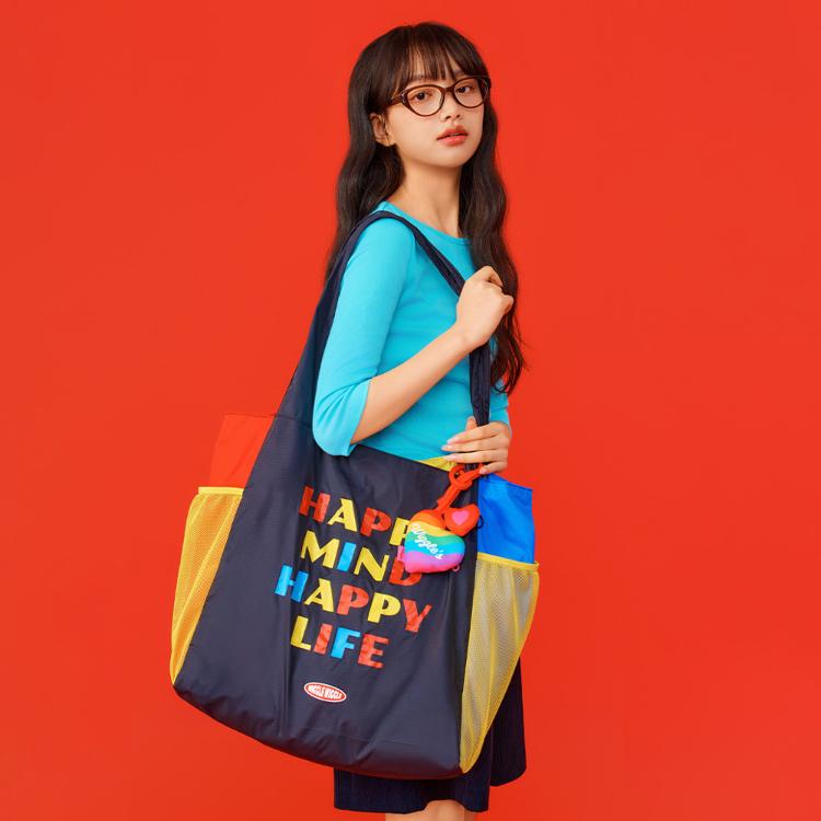 Wiggle Wiggle Packable Shopping Bag Foldable Reusable Eco Tote Travel Bag S/L