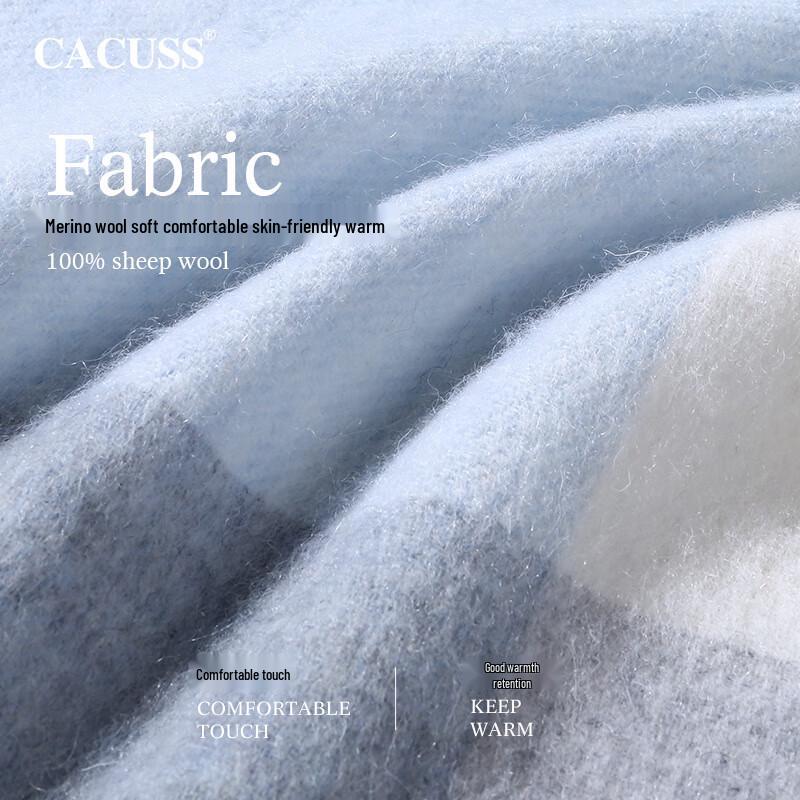 CACUSS Women's Pure Wool Scarf & Shawl