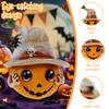2Pcs Halloween Pumpkin Resin Figurine Horror Hat Ghost Craft Home Decoration Pumpkin Garden Statue for Home Living Room Outdoor