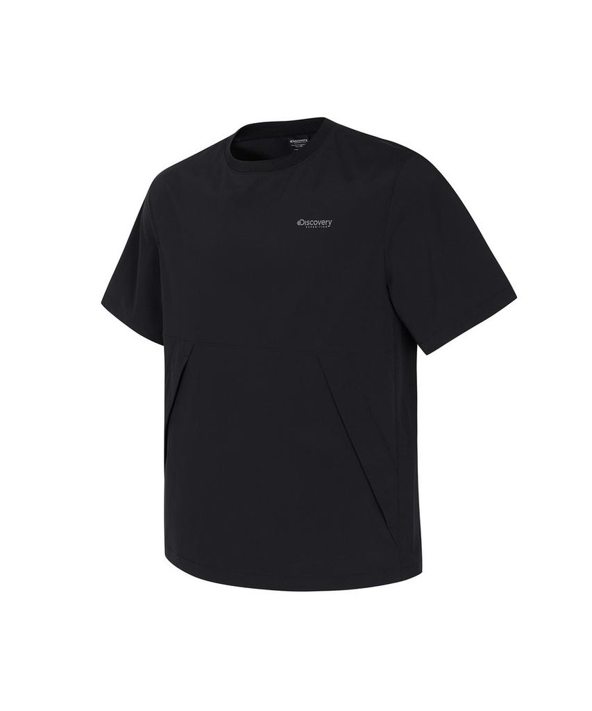DISCOVERY EXPEDITION Uni Freshvent Легкая тканая футболка с коротким рукавом для тренировок (черный)