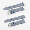 Эксклюзивный резиновый ремешок Blancpain x Swatch без бренда, серый, ширина ушка 22 мм